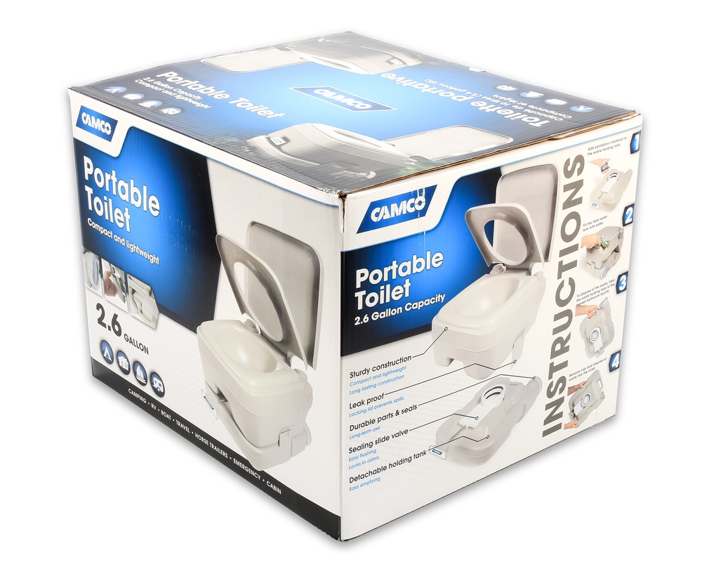 Camco Portable Toilet, 2.6Gal Canadian Tire