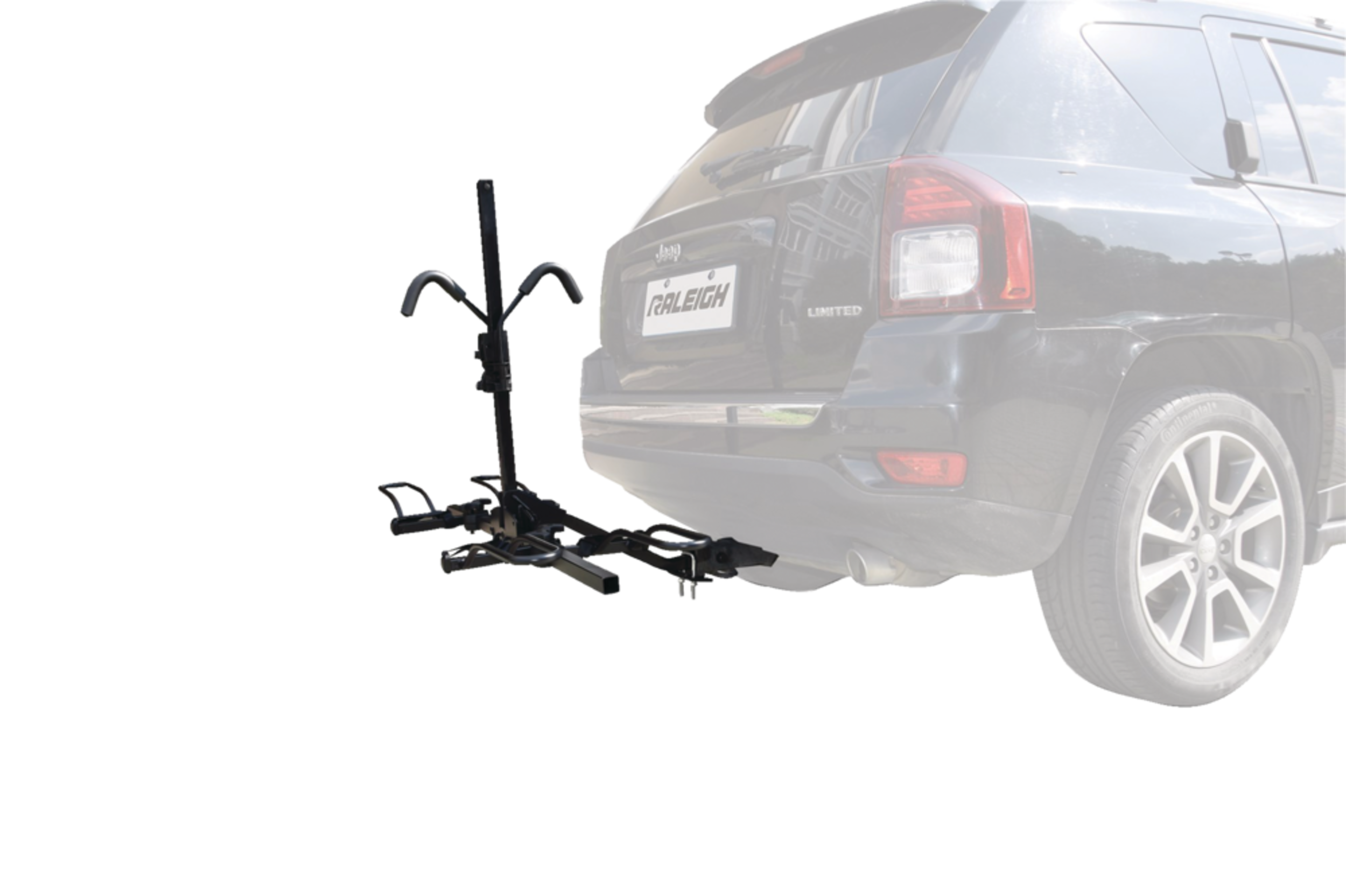 Support de plateforme d'attelage pour 2 vélos Raleigh Front_Angled_Left