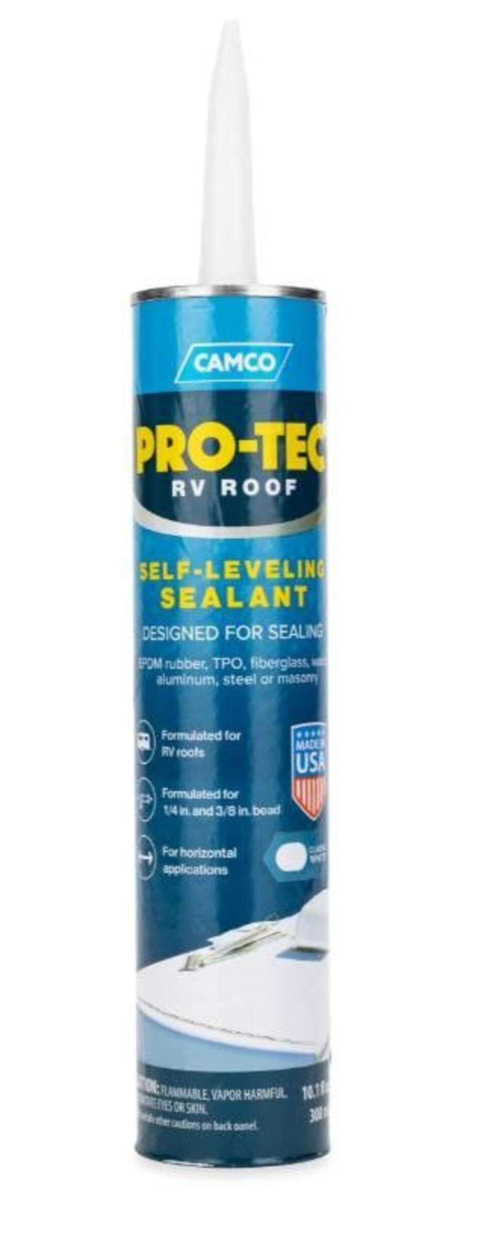 Camco Self-Leveling Roof Sealant Front_Flat