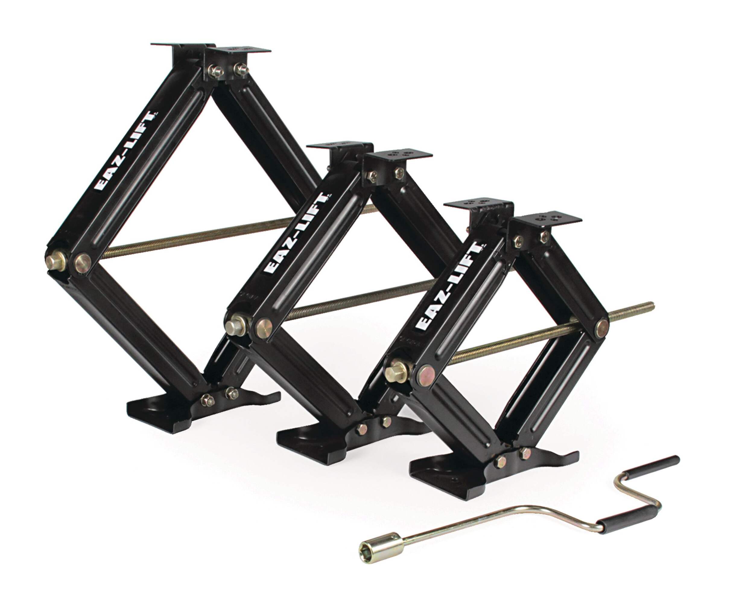 Camco EazLift Scissor Jack, 24-in, 5000-lb Front_Three_Fourths_Angled_Left