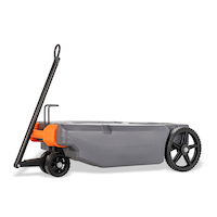 Camco Rhino Tote Tank with Front Wheels, 28-Gal Front_Three_Fourths_Angled_Left
