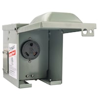 Energizer 30A RV & EV Outdoor Charging Outlet Front_Three_Fourths_Angled_Right