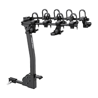 Raleigh 4 Dual Arm Hitch Mounted Hanging Bike Carrier, 4-Bikes Front_Three_Fourths_Angled_Right
