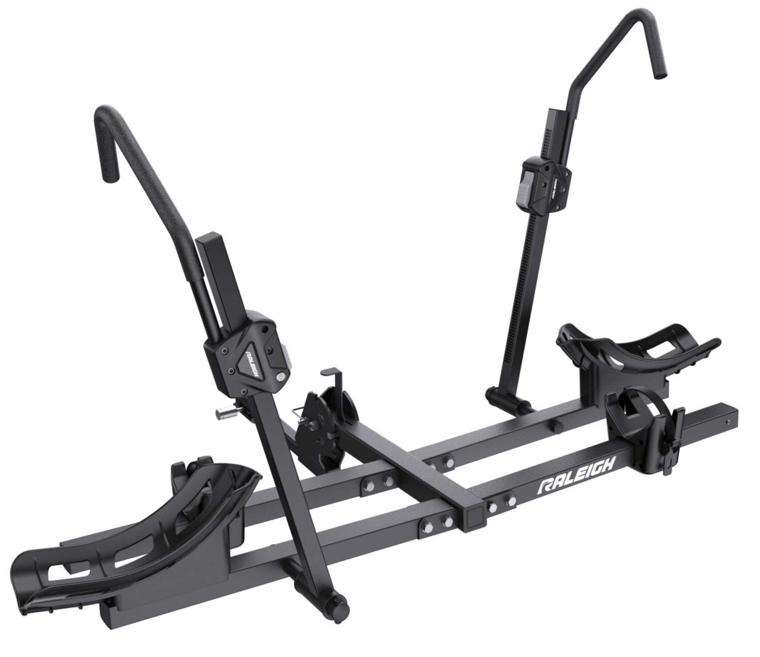 Raleigh Platform Style Hitch Mounted Bike Carrier, 2-Bikes Front_Three_Fourths_Angled_Right