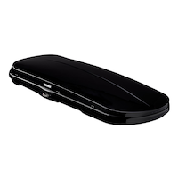 Yakima GrandTour Lo Rooftop Cargo Box Front_Three_Fourths_Angled_Left