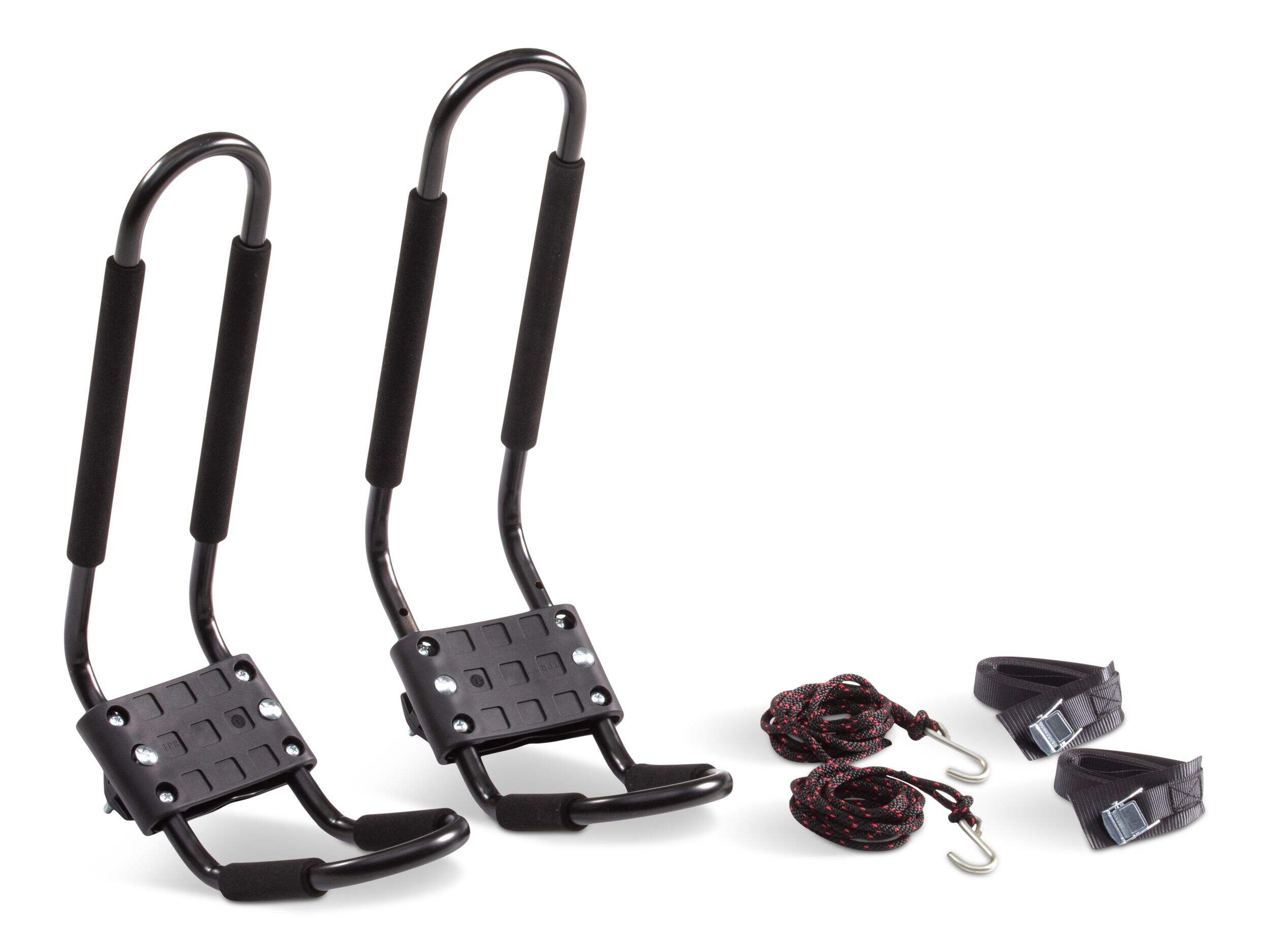 Porte-kayak pour toit en J universel Certified, capacité de stockage de 2 kayaks, noir Composite_or_Mixed