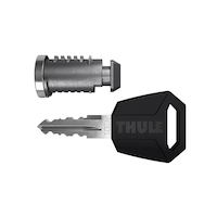 Cylindre de serrure et système de clé Thule One-Key, paq. 4 Front_Flat