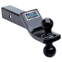 Reese Towpower Dual Ball Mount, 1-7/8-in & 2-in Front_Three_Fourths_Angled_Right