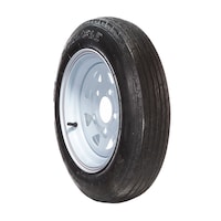 Carlisle Sport Trail LH Trailer Tire Assembly, 480X12-B5 Front_Three_Fourths_Angled_Right