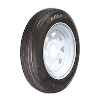 Carlisle Sport Trail LH Trailer Tire Assembly, 480X12-C4 Front_Three_Fourths_Angled_Left