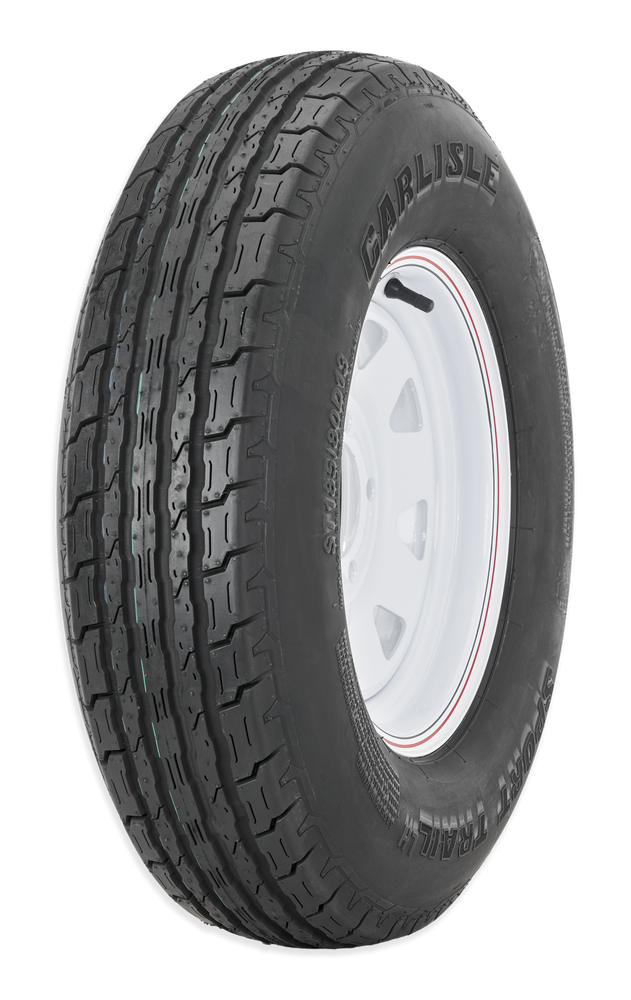 Carlisle Sport Trail LH Trailer Tire Assembly ST185/80D13C5