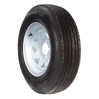 Carlisle Sport Trail LH Trailer Tire Assembly, ST205/75D14-C5 Front_Three_Fourths_Angled_Right