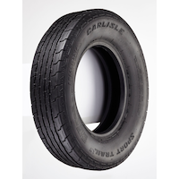 Carlisle Sport Trail LH Trailer Tire, ST205/75D14-C Front_Three_Fourths_Angled_Left