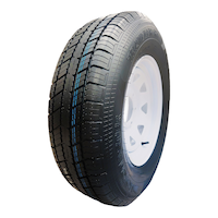 MotoMaster 10-Ply Trailer Tire Assembly, ASM225/75R15