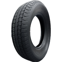 MotoMaster ST205/75/D15 Bias Trailer Tire Front_Three_Fourths_Angled_Left