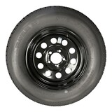 MotoMaster Bias Trailer Tire Assembly 205/75/D15, Black Side_Left
