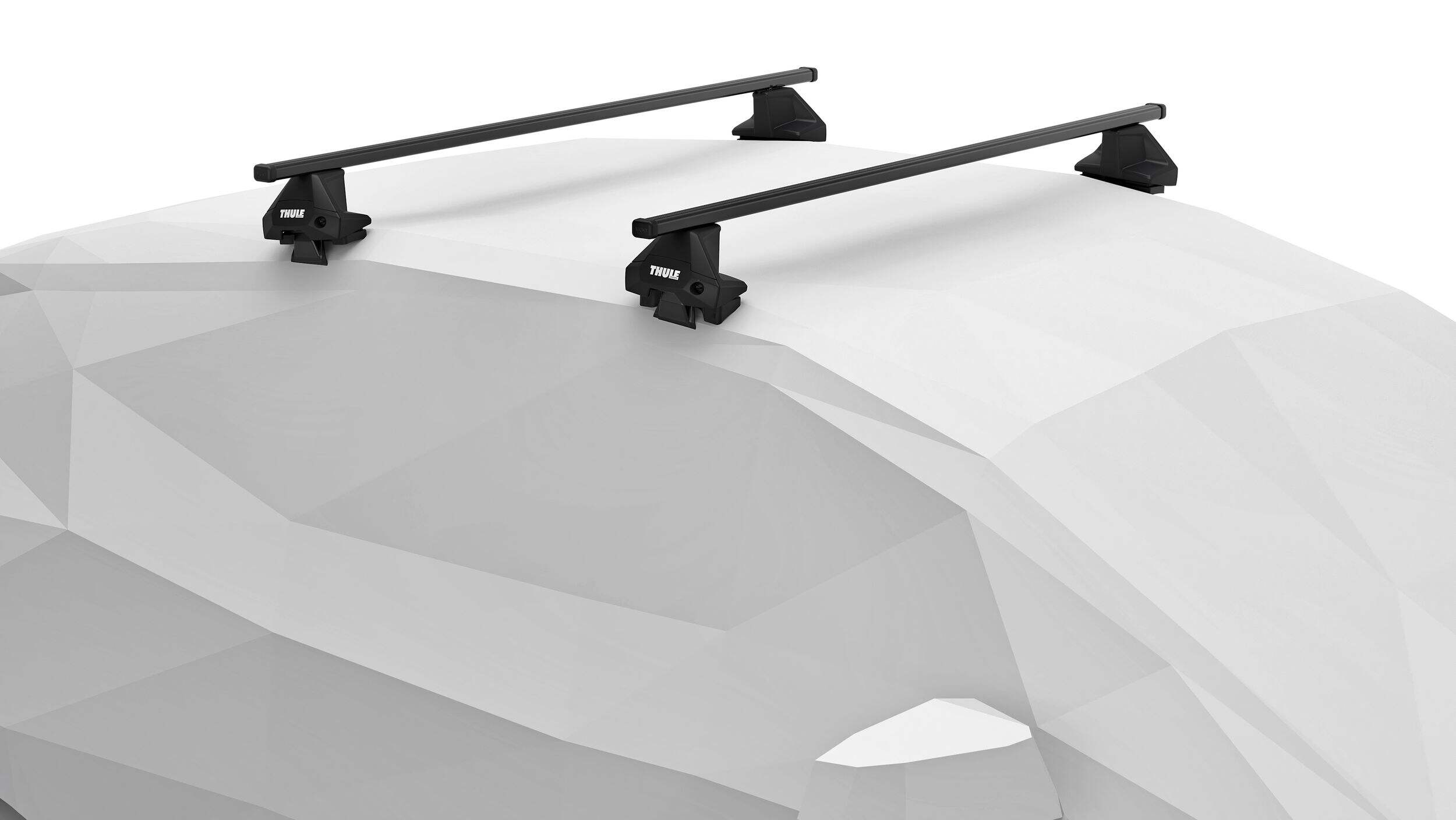 Pied de serrage pour toit Thule 730451 SquareBar EVO, barre de 60 po Front_Three_Fourths_Angled_Right
