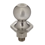 Reese Towpower Trailer Ball, Stainless Steel, 1-7/8-in Front_Elevated