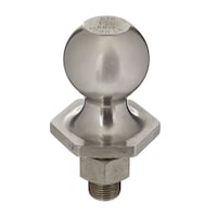 Boule d'attelage Reese Towpower, acier inoxydable, 1 7/8 po Front_Elevated