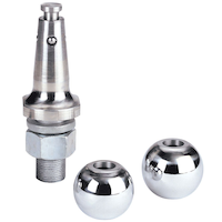 Système de boules de remorquage interchangeables Reese Towpower, 2 boules Front_Flat