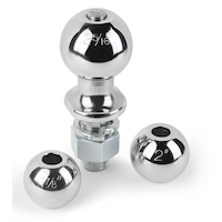 Boule d'attelage de remorque interchangeable Reese Towpower, 3 boules