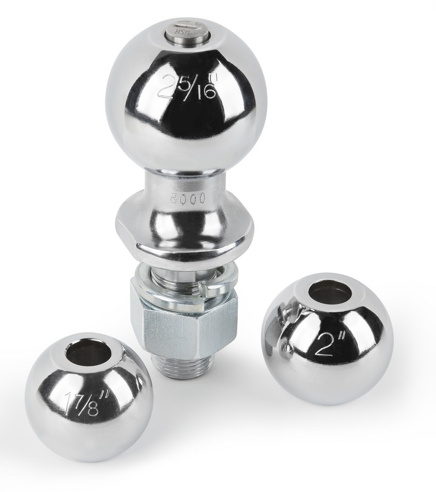 Reese Towpower Interchangeable Towing Hitch Ball System, 3Ball