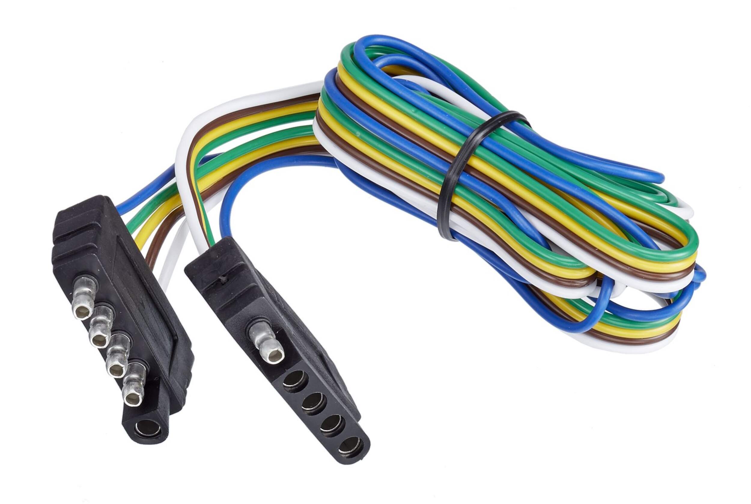 REESE Towpower 85215 5-Way Flat Vehicle & Trailer Loop Connector, 60-in Front_Angled_Left