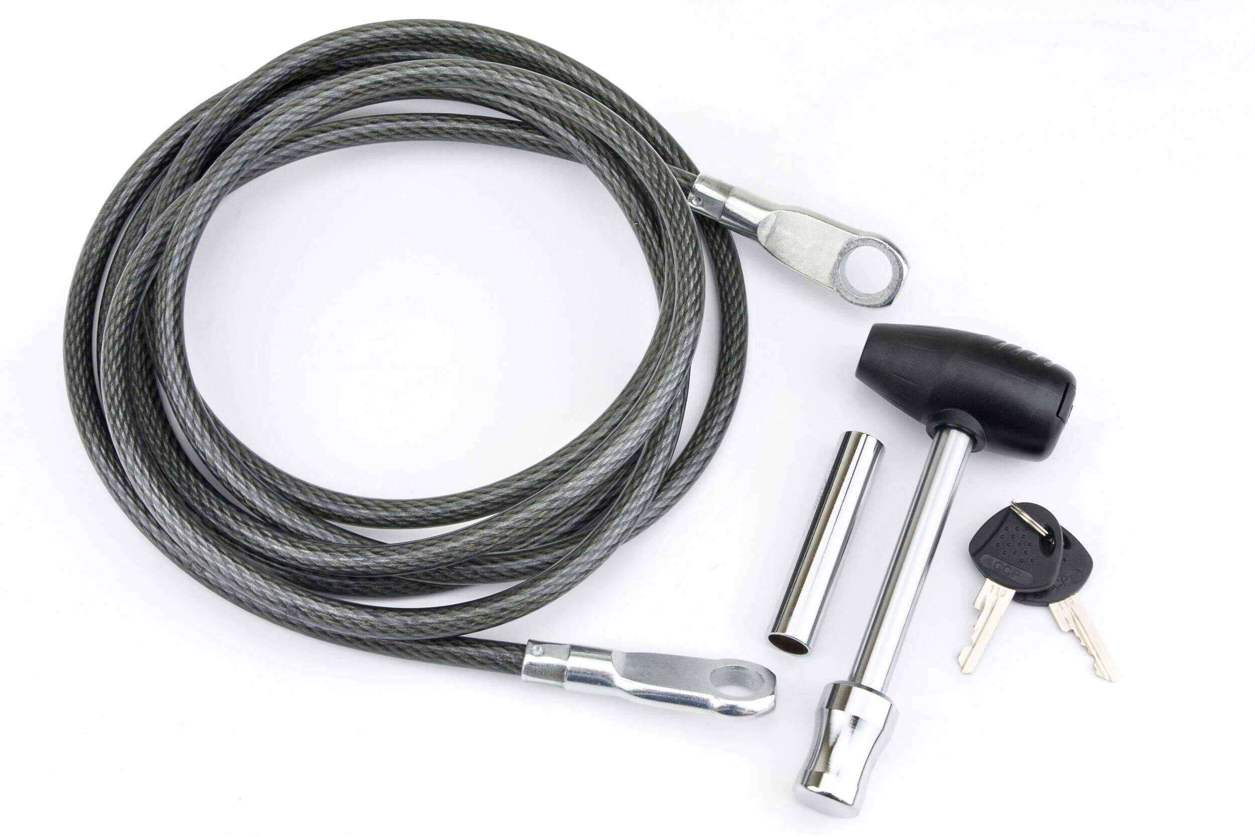 Receiver Lock and 8-foot Cable Overhead_Plunge