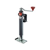 MotoMaster Top Wind Trailer Jack, 2000-lb Front_Three_Fourths_Angled_Left