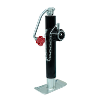 MotoMaster Round Tubular Swivel Trailer Jack, 10-in, 2000-lb Front_Angled_Right