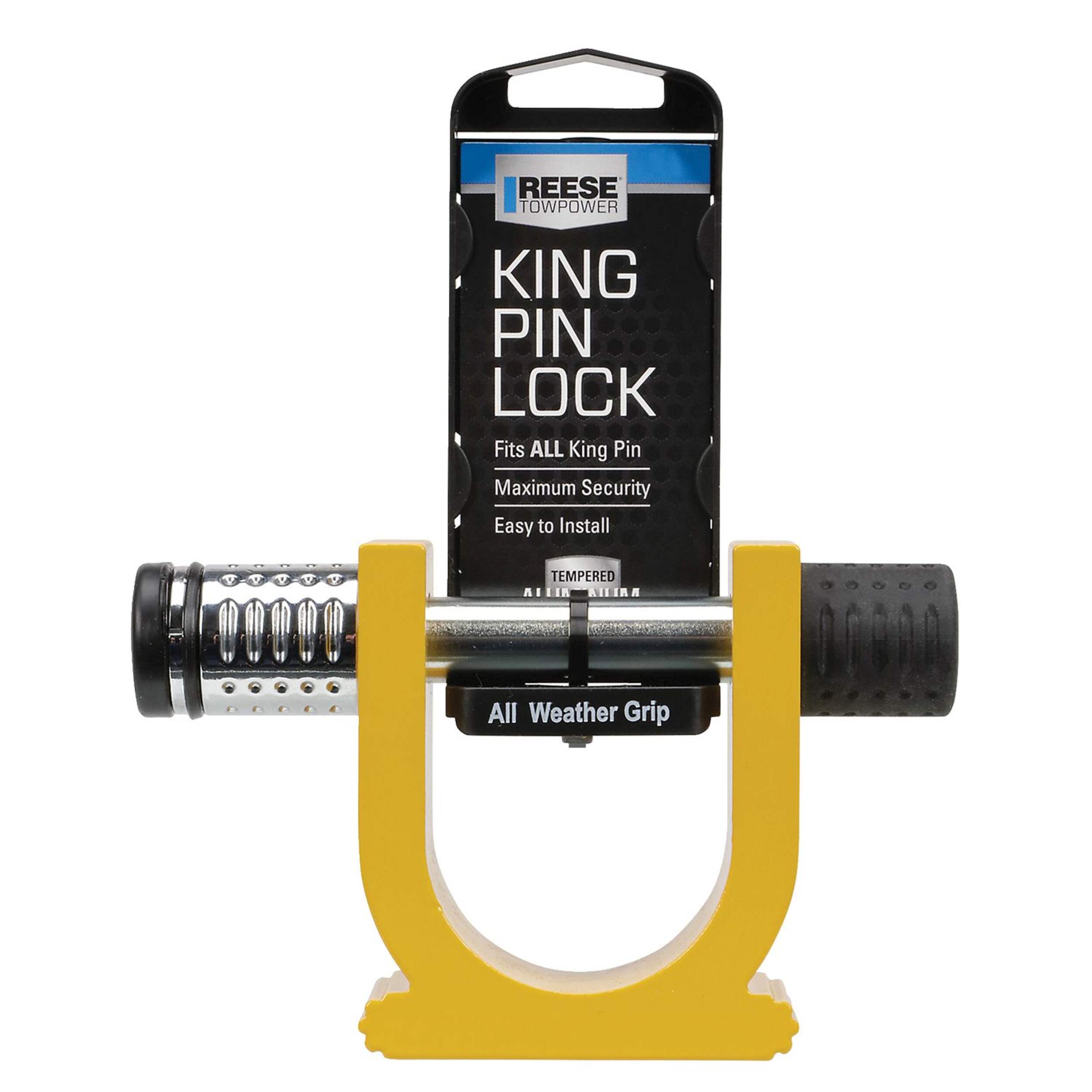 Reese King Pin Trailer Coupler Lock Front_Flat