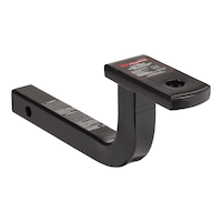 MotoMaster Class 1 Ball Mount 1-1/4-in with 4-in Rise Front_Three_Fourths_Angled_Right