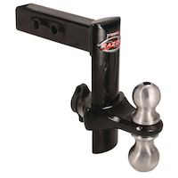 Trimax Razor Adjustable Tow Hitch, Forged Steel, 8-in Drop Front_Three_Fourths_Angled_Right