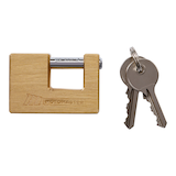 Verrou d'attelage MotoMaster en laiton Front_Flat