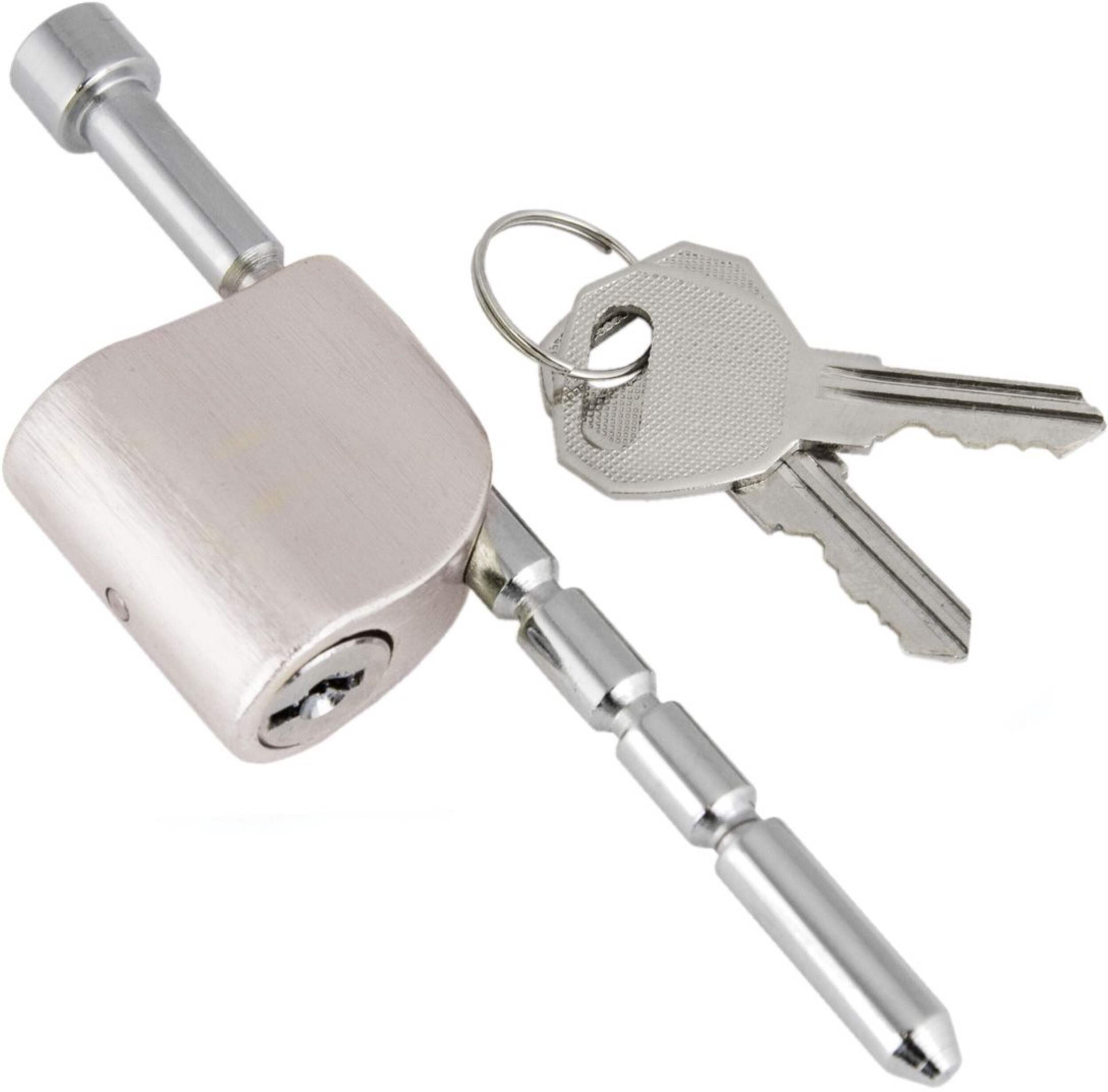 Reese Towpower Adjustable Stainless Steel Coupler Lock Overhead_Plunge