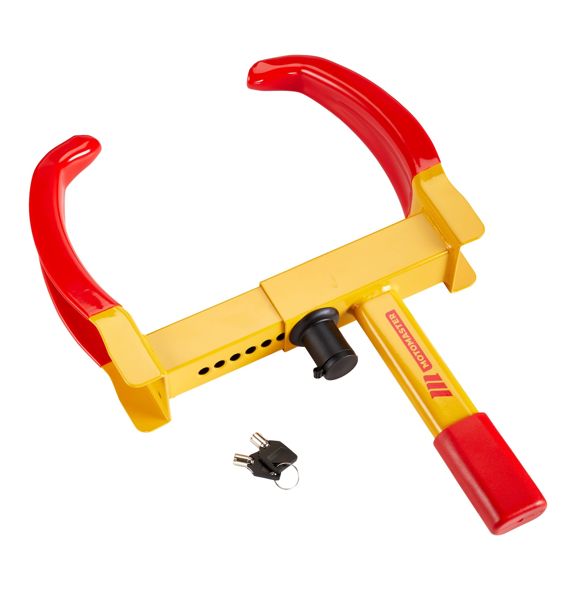 MotoMaster High Visibility Wheel Chock Lock for Passenger, Truck