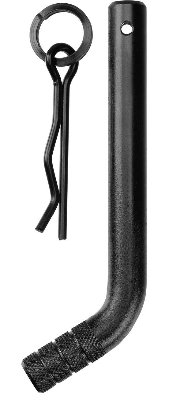 Goupille + clip de verrouillage pour l’attelage de remorque US carré,  diamètre de 5/8 pouces, adapté au récepteur de 2 pouces
