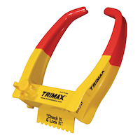 Trimax TCL75 Universal Wheel Chock Lock Front_Angled_Left