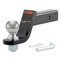 CURT 45042 Loaded Ball Mount with 2-5/16-in Ball, 4-in Drop