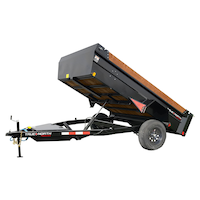 Remorque à benne utilitaire légère True North, noir, 72 pi x 10 pi