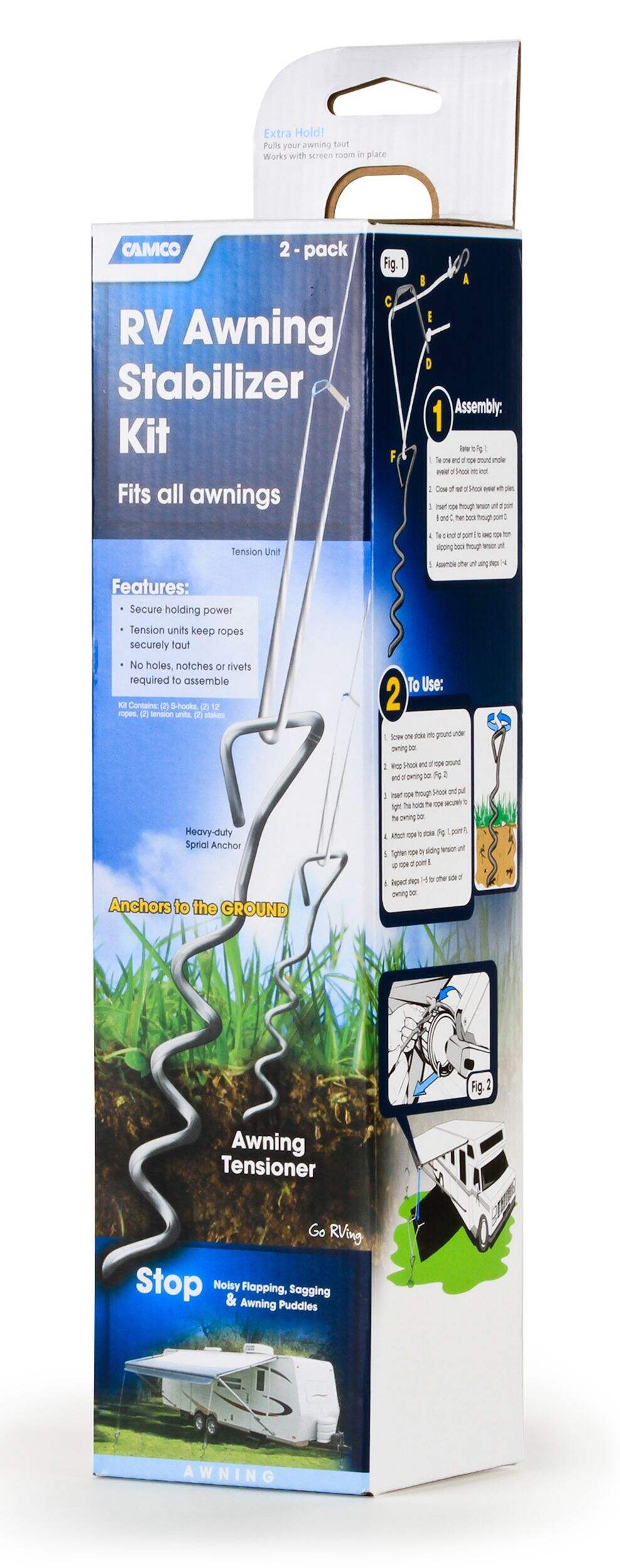 CAMCO 42563 RV Awning Stabilizer Kit, 2pk Canadian Tire