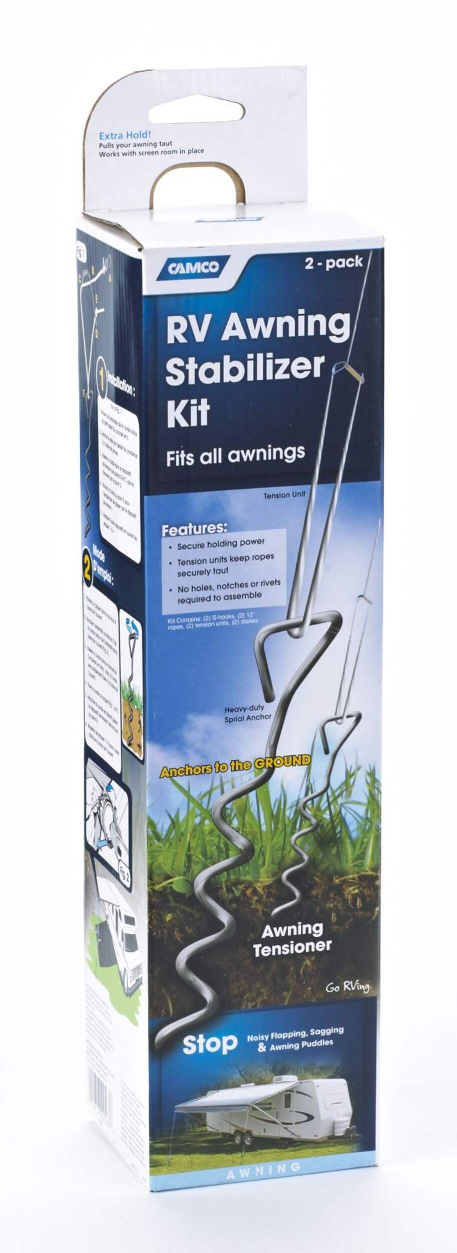 CAMCO 42563 RV Awning Stabilizer Kit, 2pk Canadian Tire