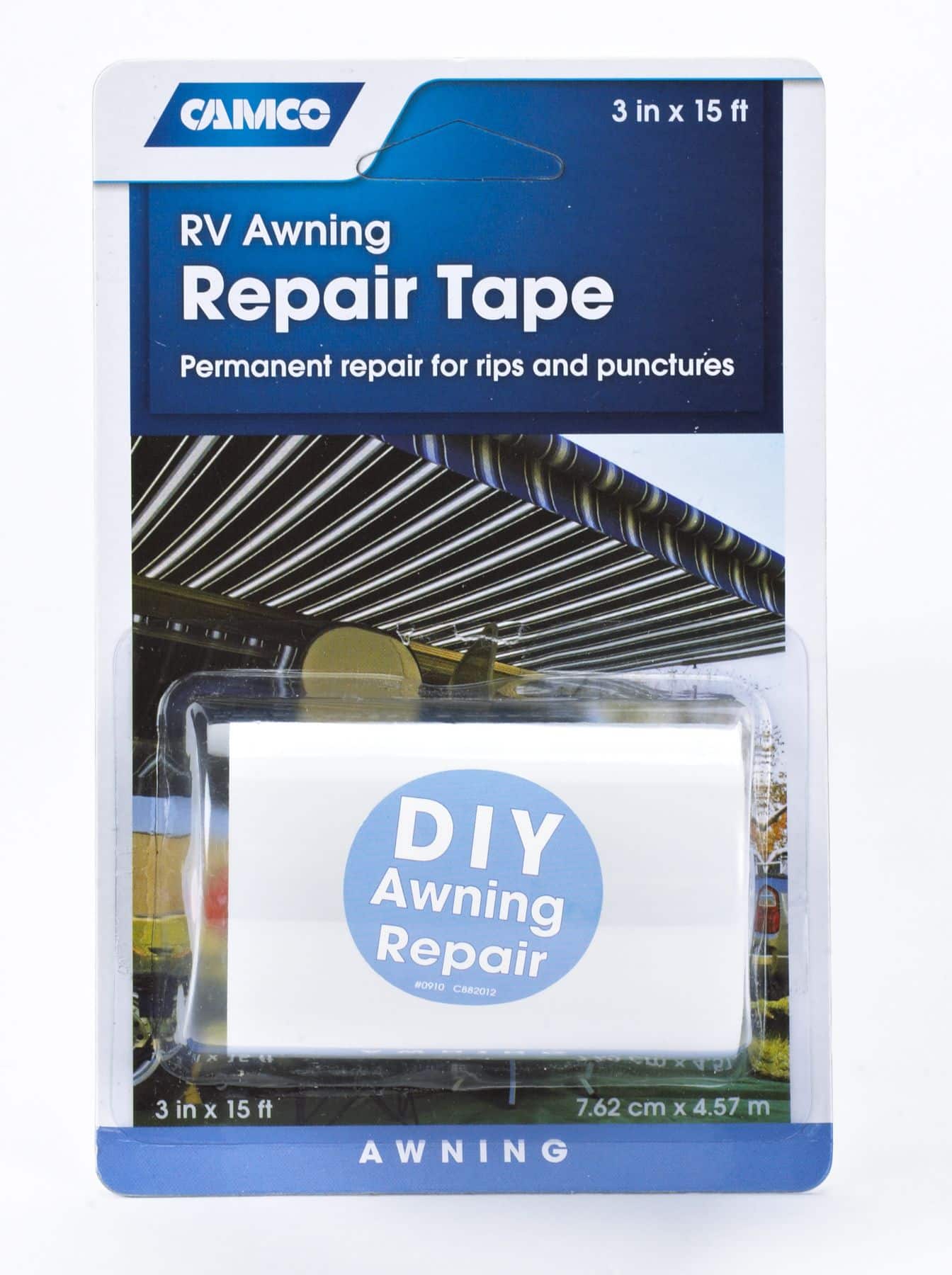 CAMCO RV Awning Repair Tape, 15-ftx3-in