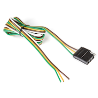 REESE Towpower 4-Way Flat Vehicle & Trailer End Wiring Connector, 60-in Front_Angled_Right