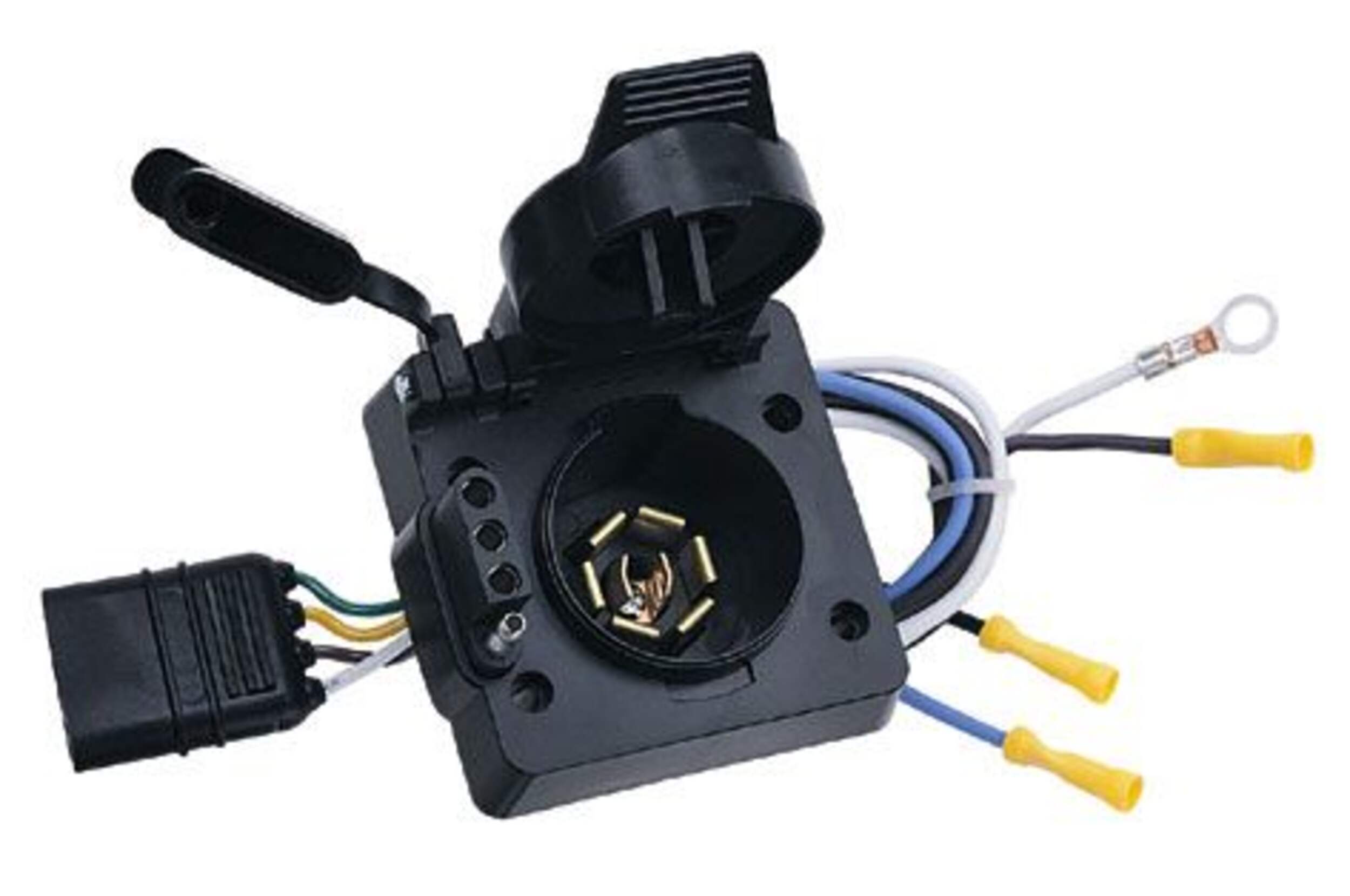 REESE Towpower Multi-Tow 7-Way to 4-Way Trailer Adapter Overhead_Plunge