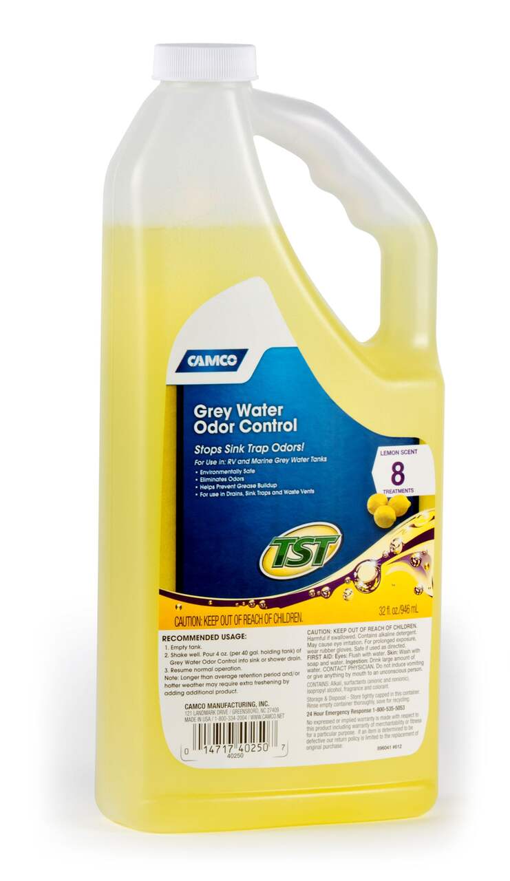 CAMCO TST Lemon Scent RV Tanks Grey Water Odour Control, 946mL