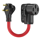 Energizer 30M/50F Amp Electrical RV Dogbone Adapter Composite_or_Mixed