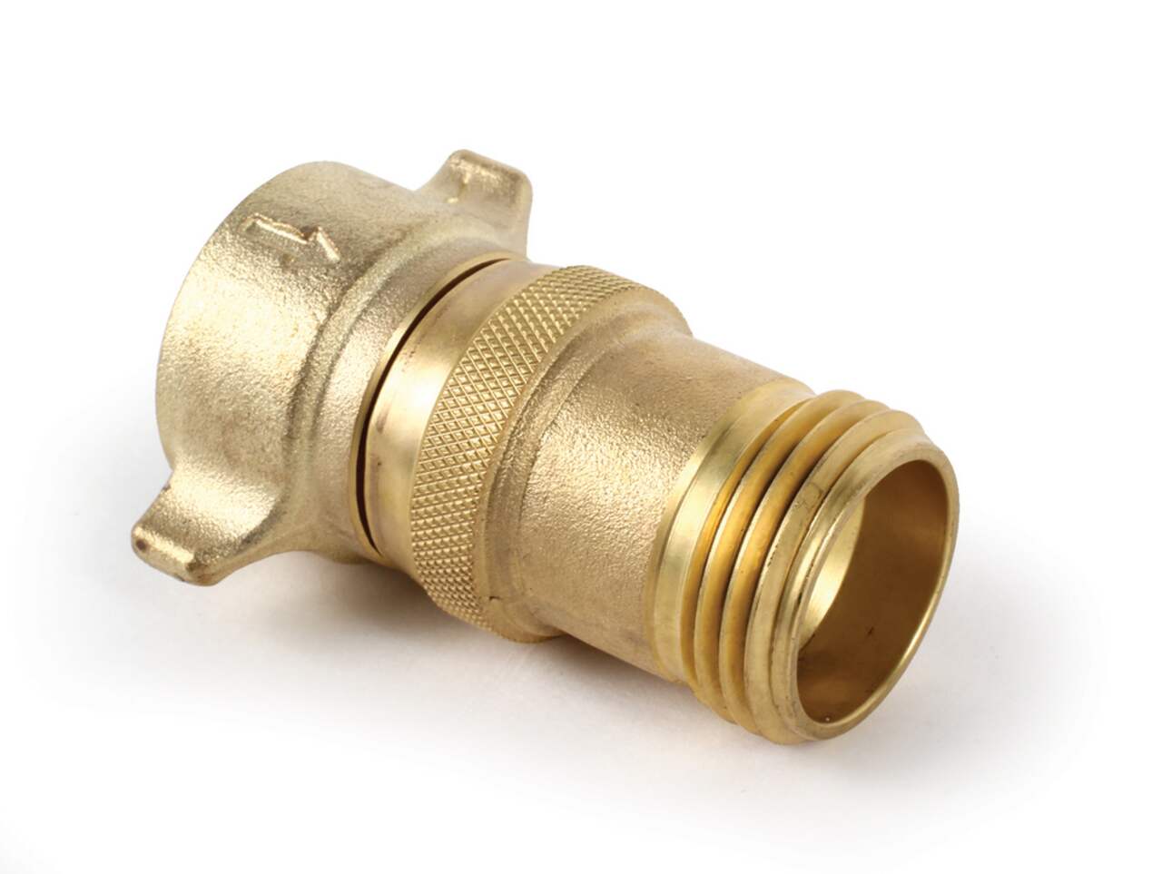 Adjustable Water Pressure Regulator with Gauge and Filter, Brass Lead-Free  3/4 NH Thread for Camper, RV Trailer