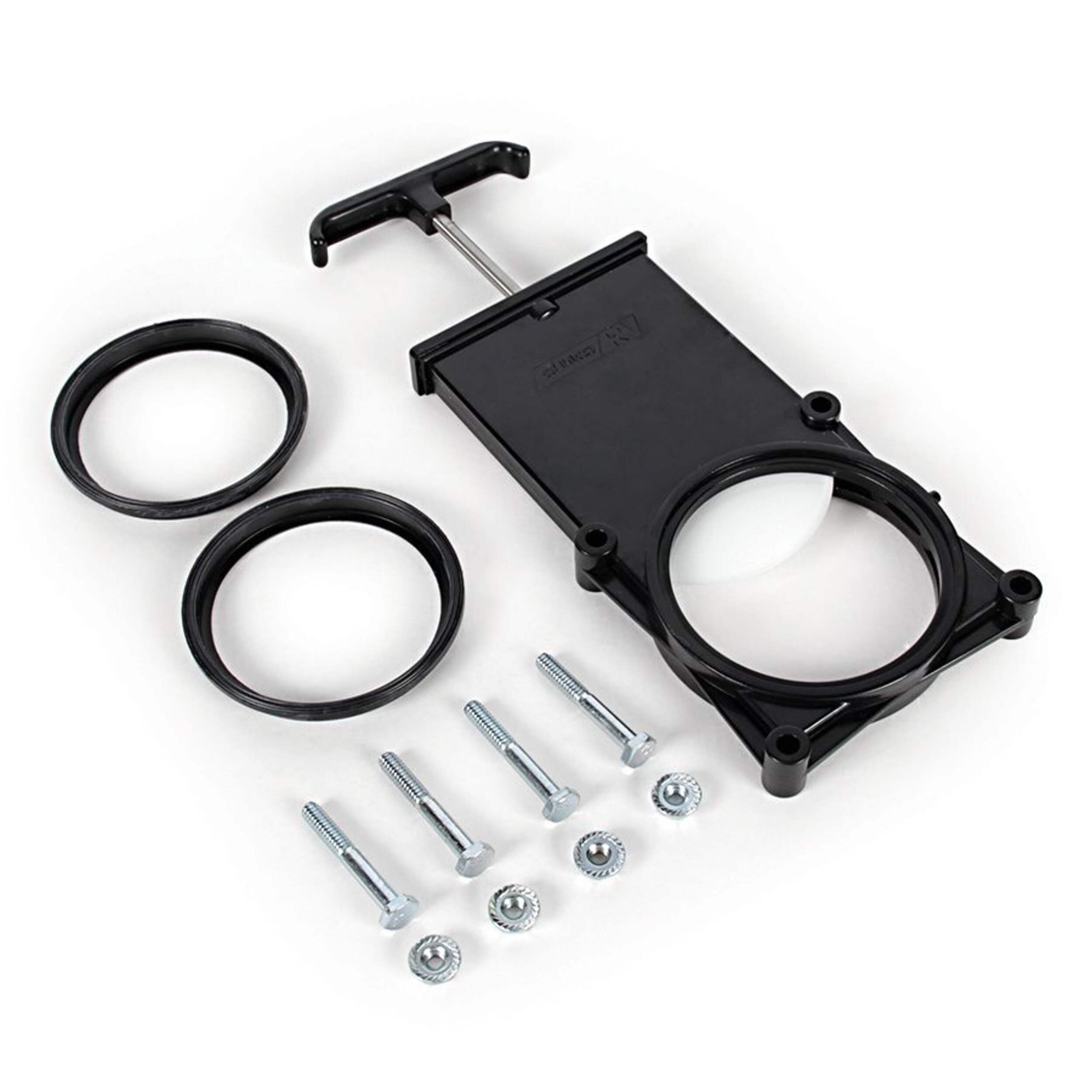 CAMCO RV Waste Valve with Installation Hardware, 3-in Composite_or_Mixed