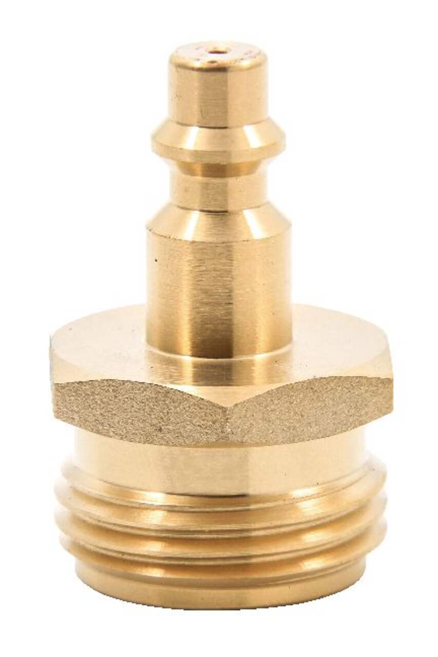 1/4 in. x 3/4 in. Quick Connect Brass Garden Hose Irrigation Blow Out  Fitting (2-Pack)